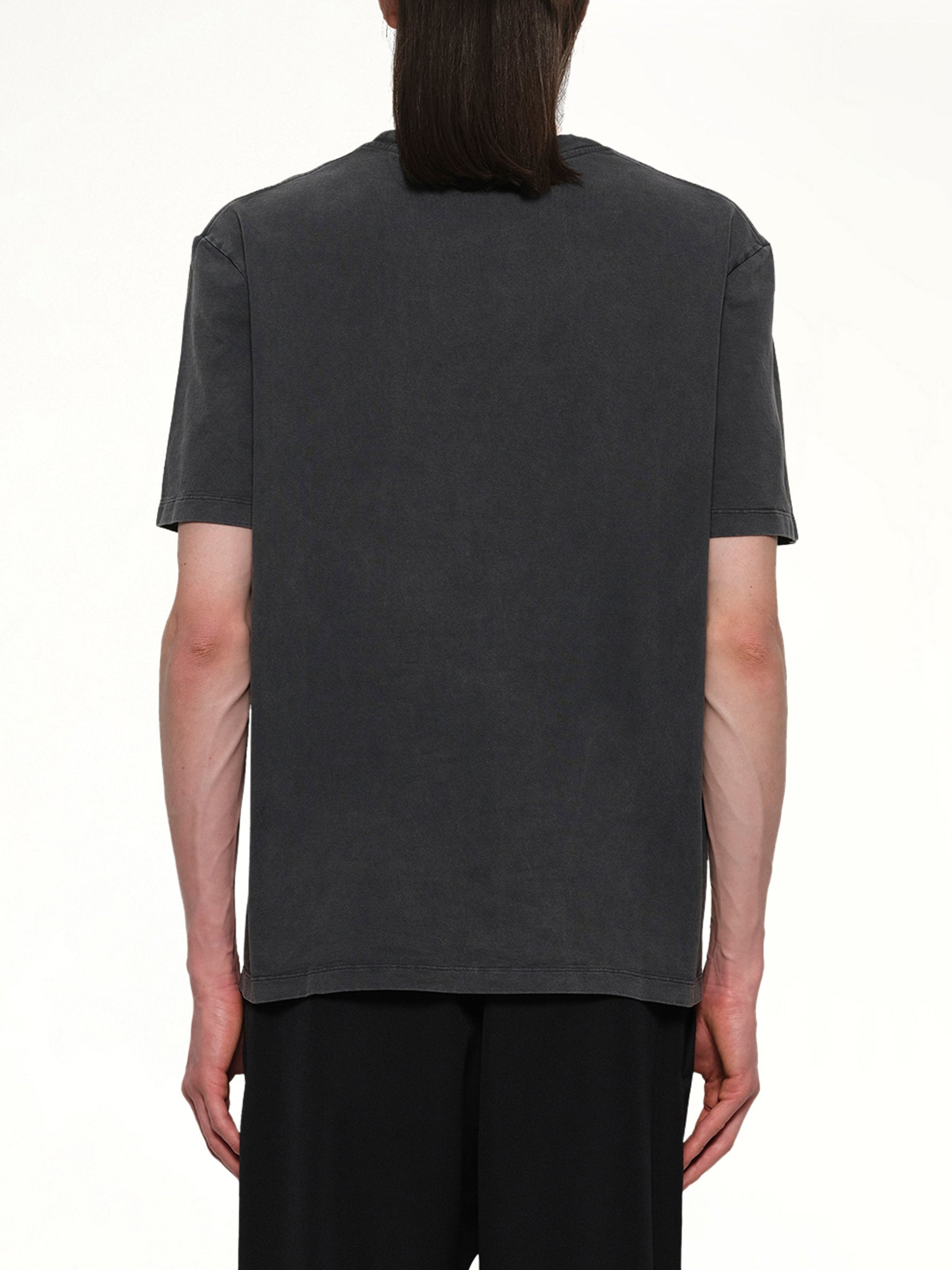 Balmain Vintage Emblem T-Shirt in Vintage Black - 5