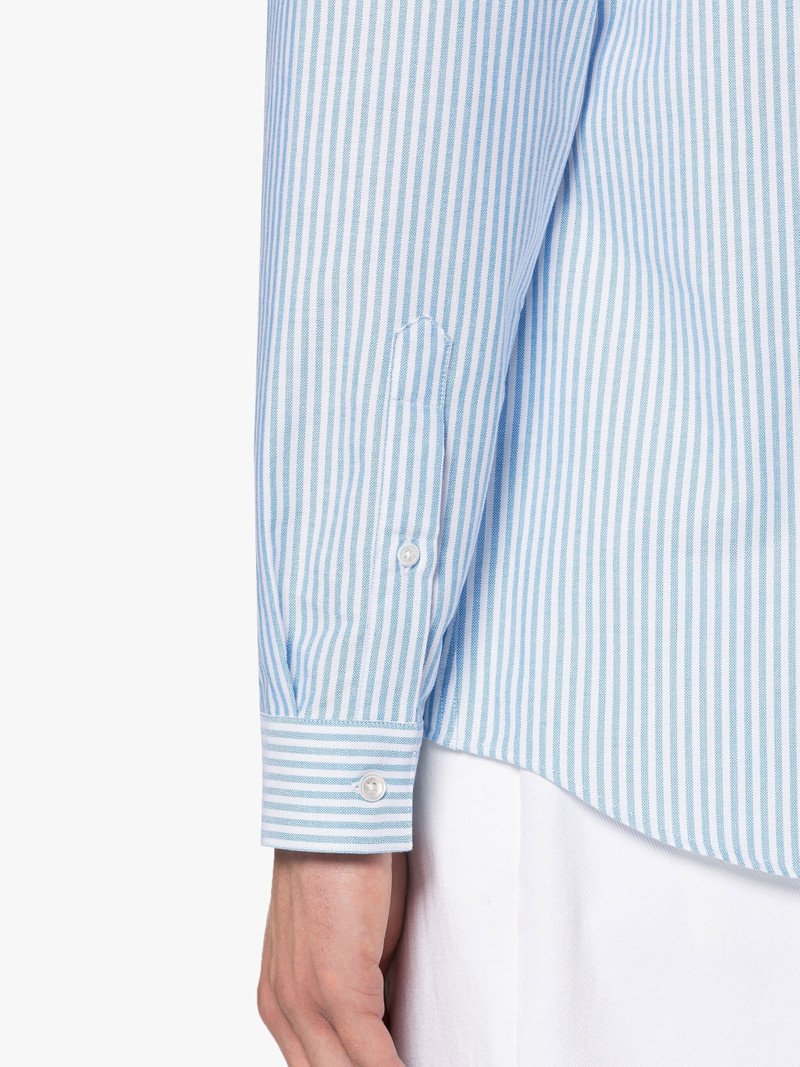 BLOOMSBURY SKY & WHITE COTTON SHIRT 6