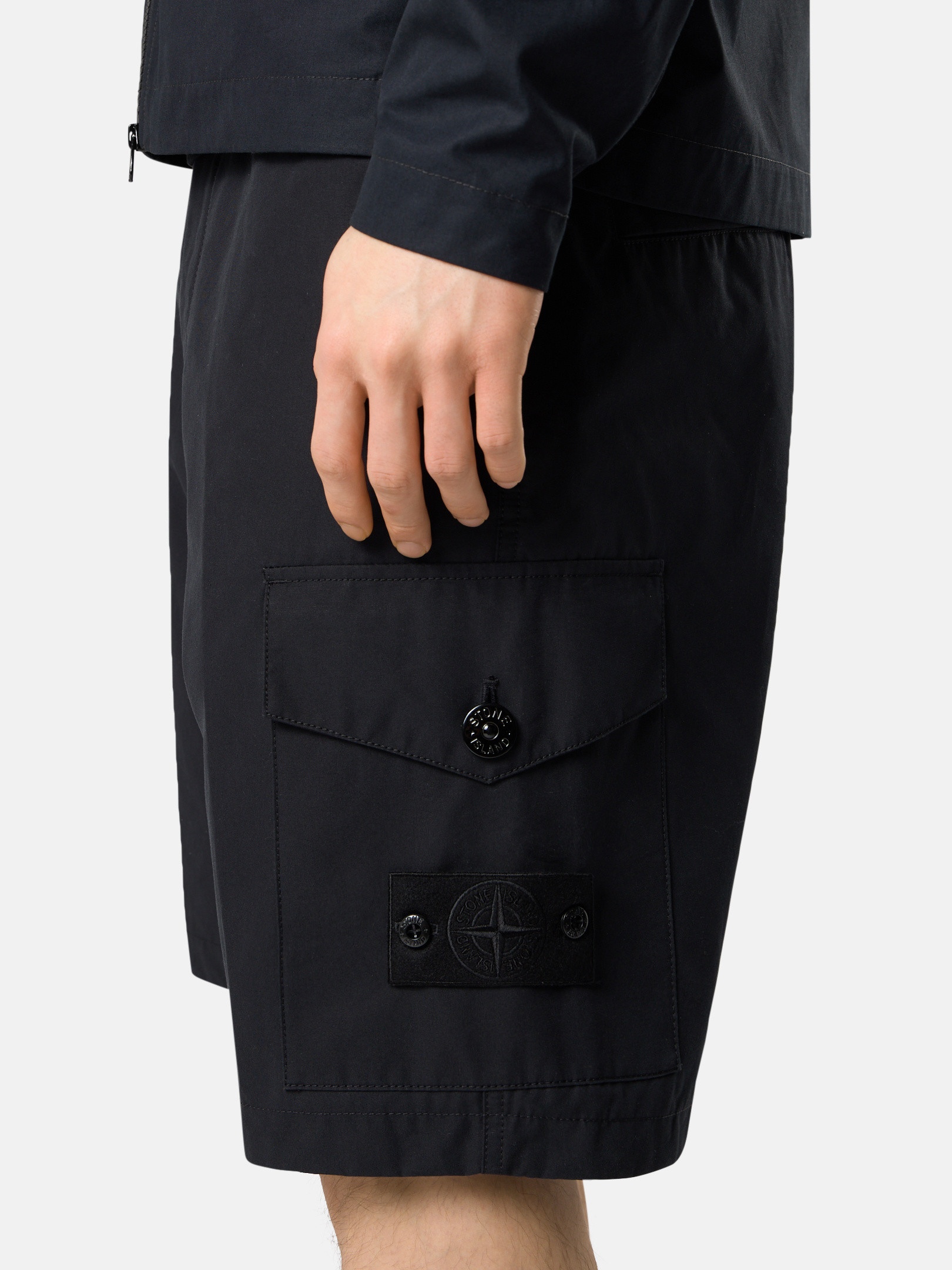 L100014 WEATHERPROOF COTTON CANVAS_STONE ISLAND GHOST - 3
