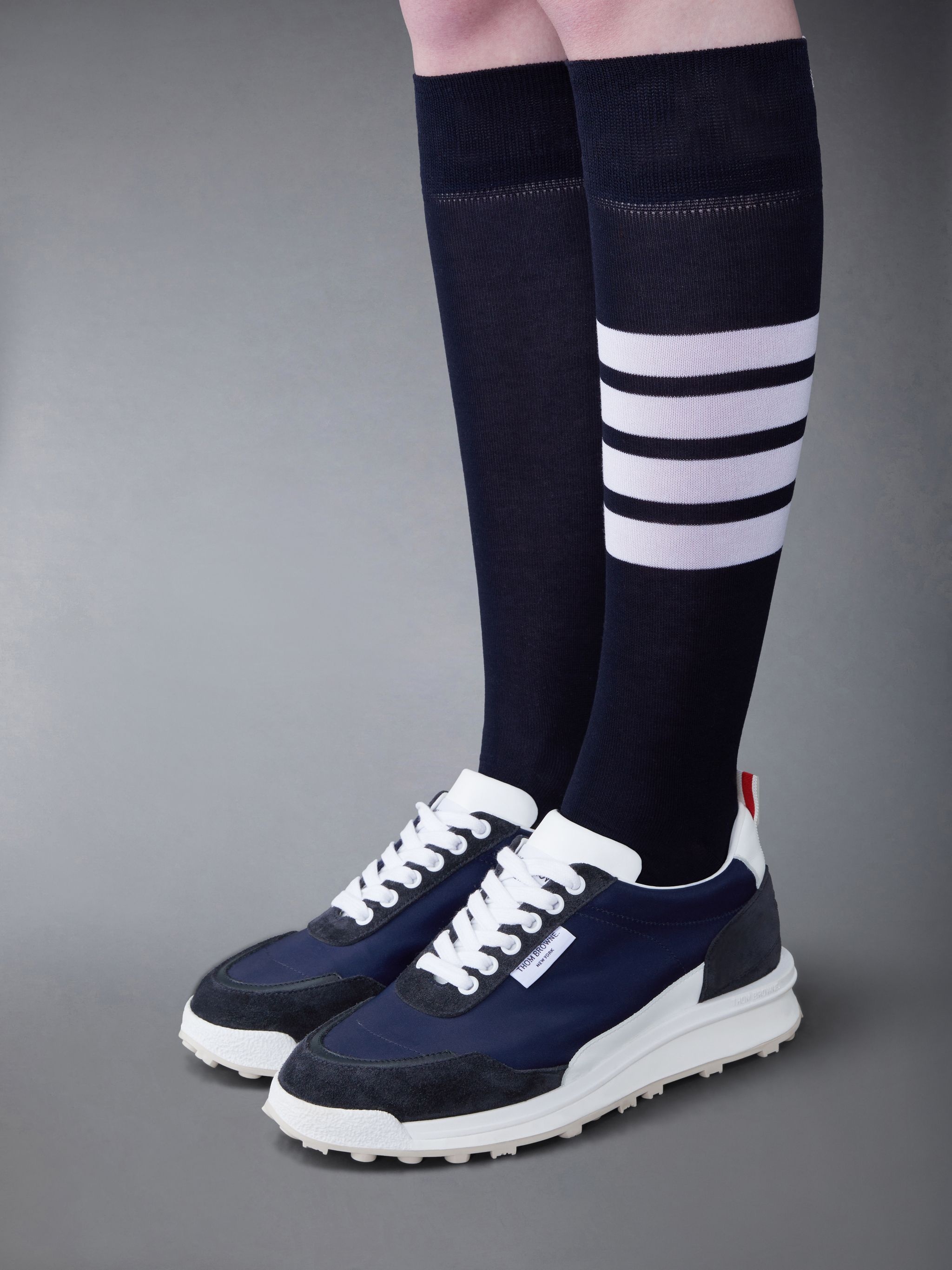 Navy Eco Nylon Alumni Trainer - 4