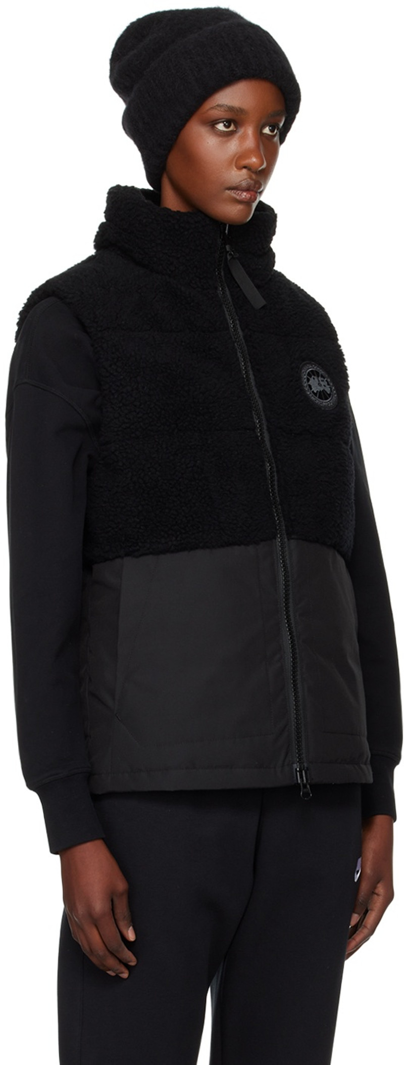 Canada Goose Black 'Black Label' Elora Down Vest outlook