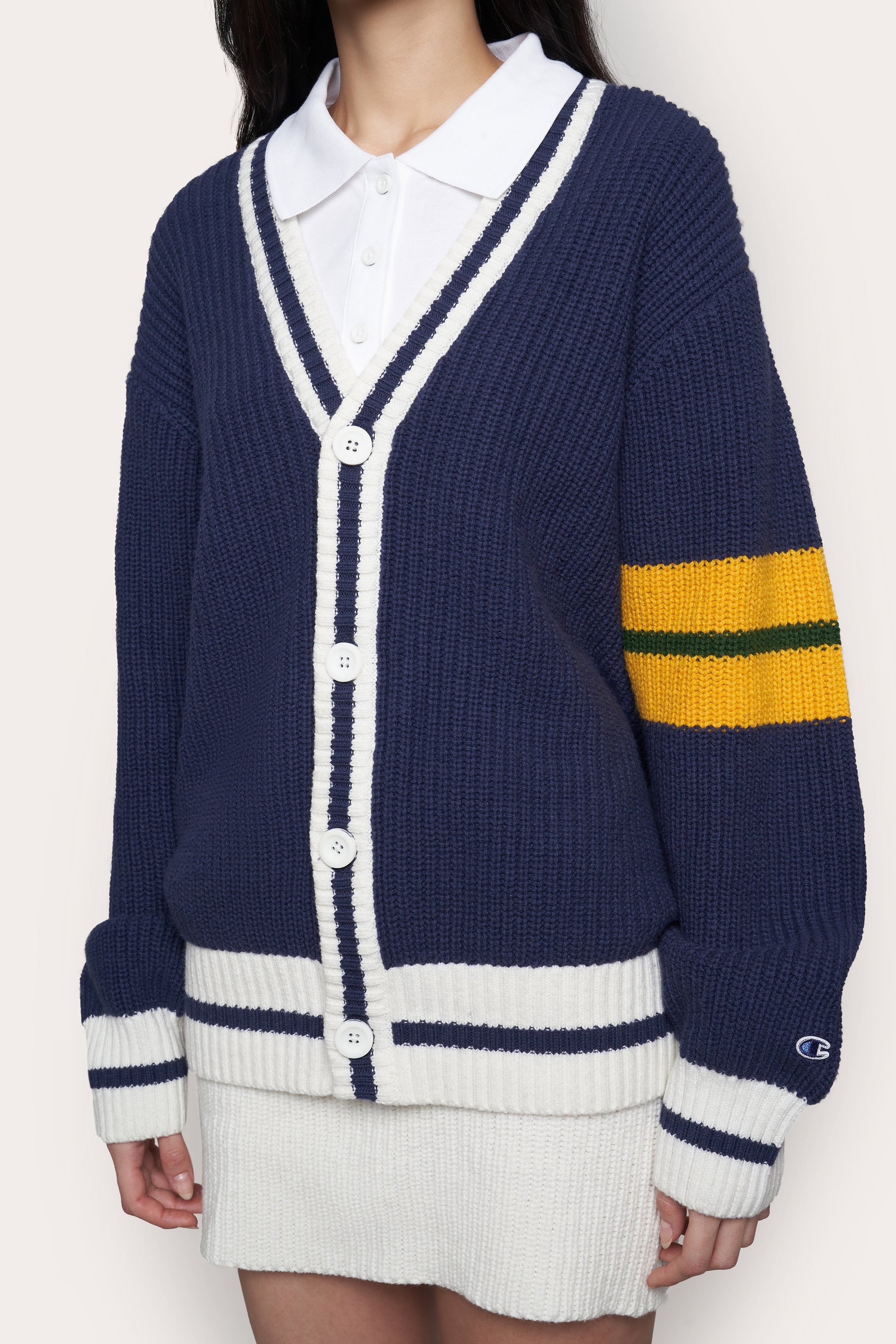 GUIZIO X CHAMPION KNIT CARDIGAN - 5