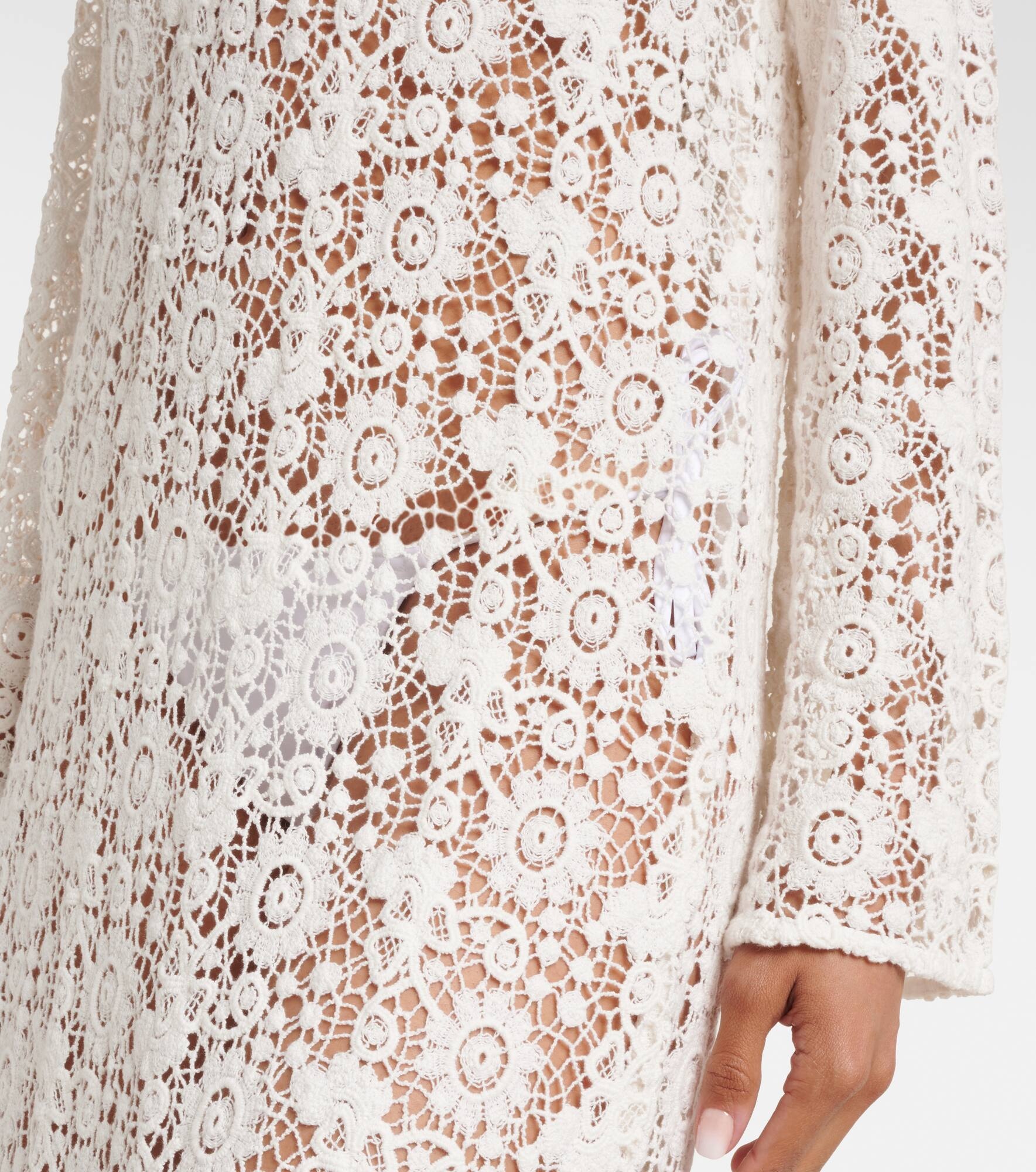 Cotton lace maxi dress - 5