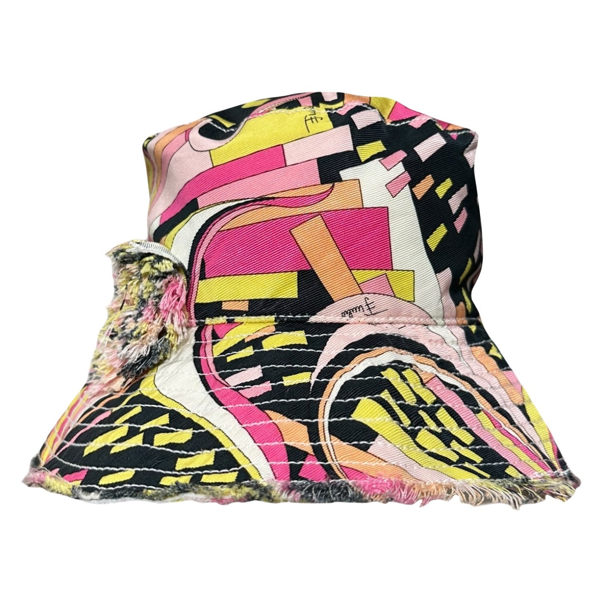 EMILIO PUCCI Fall Winter 2003 Floral Appliqué Bucket Hat - 1