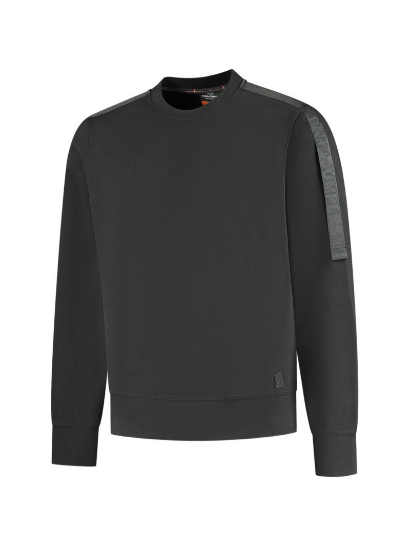 PARAJUMPERS crew-neck panelled sweatshirt outlook