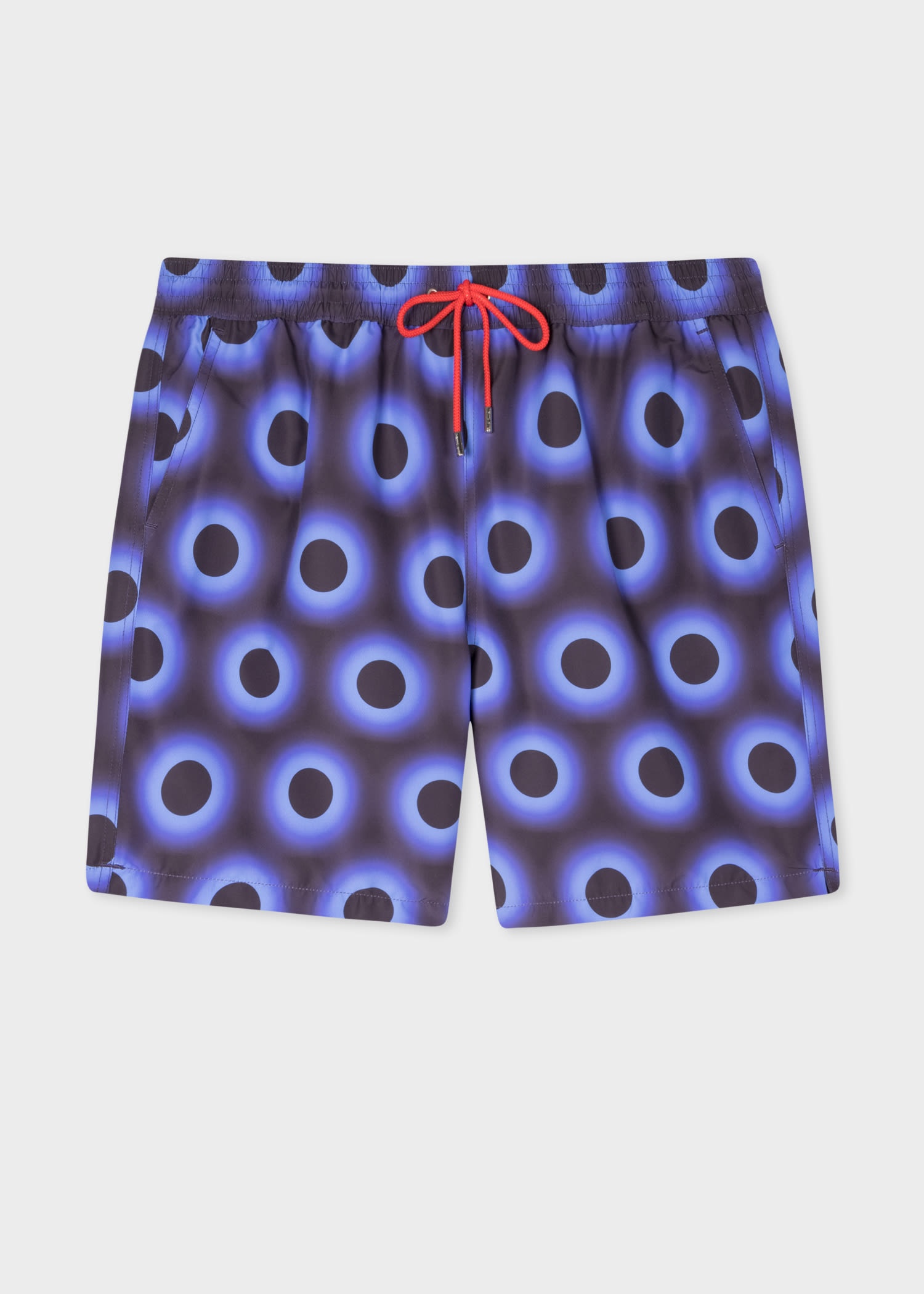 'Glow Polka' Long Swim Shorts - 1