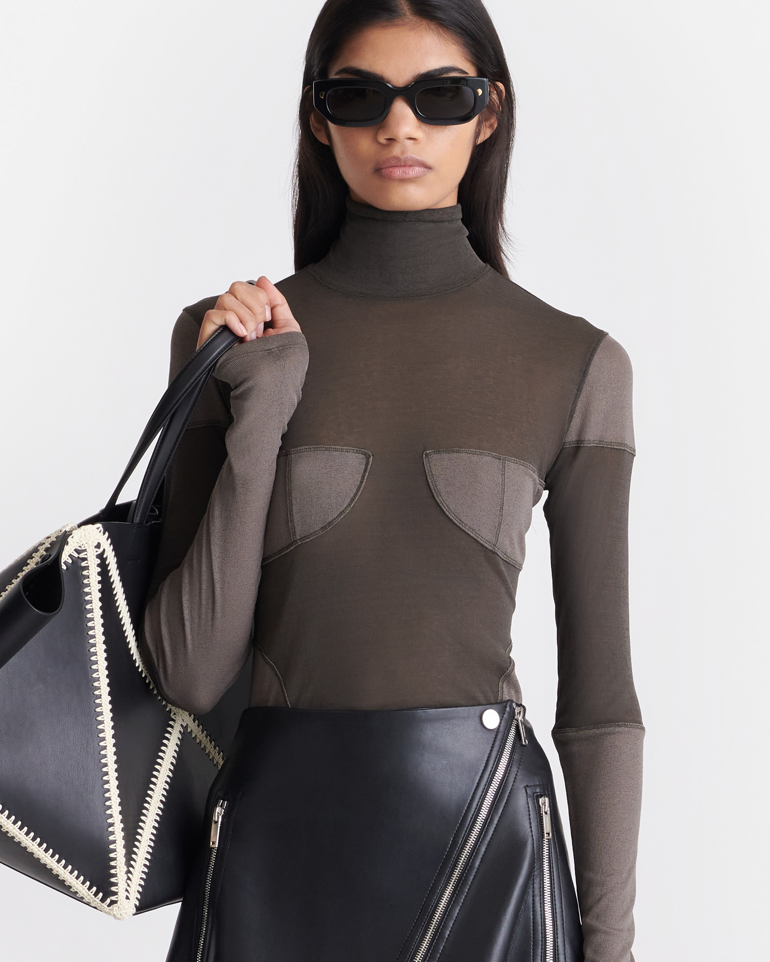 Patchwork Jersey Top - 2