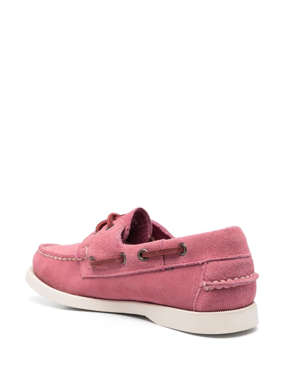 boat-style suede loafers - 3