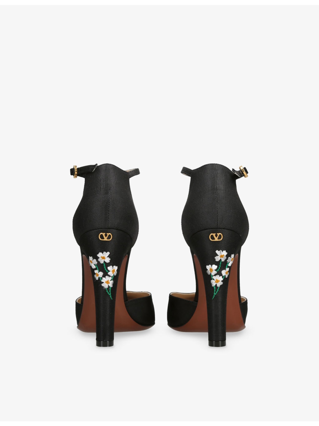 Hi Dolly Leather Heeled Courts - 3