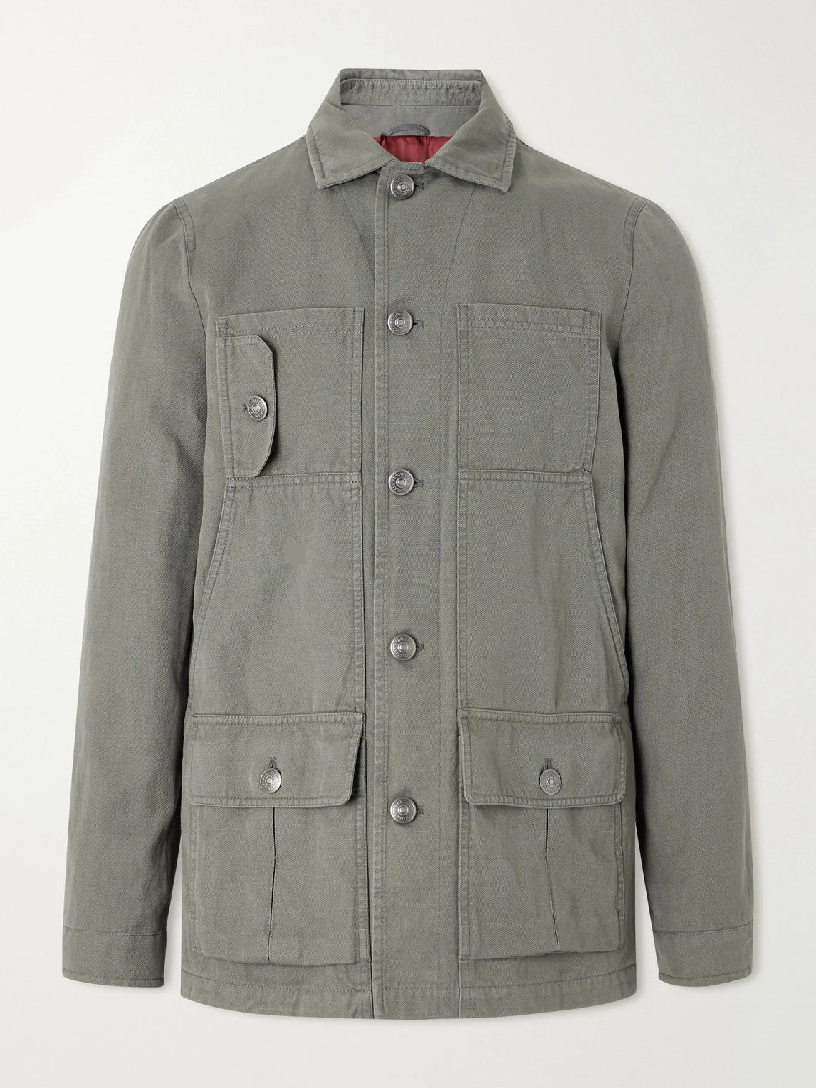 Cotton and Linen-Blend Jacket - 1