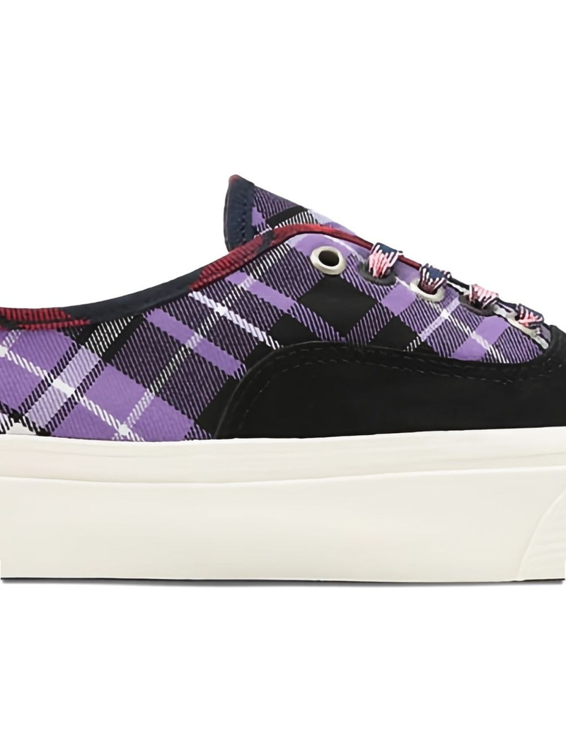 Vans Authentic 44 Dx plaid-panel sneakers outlook
