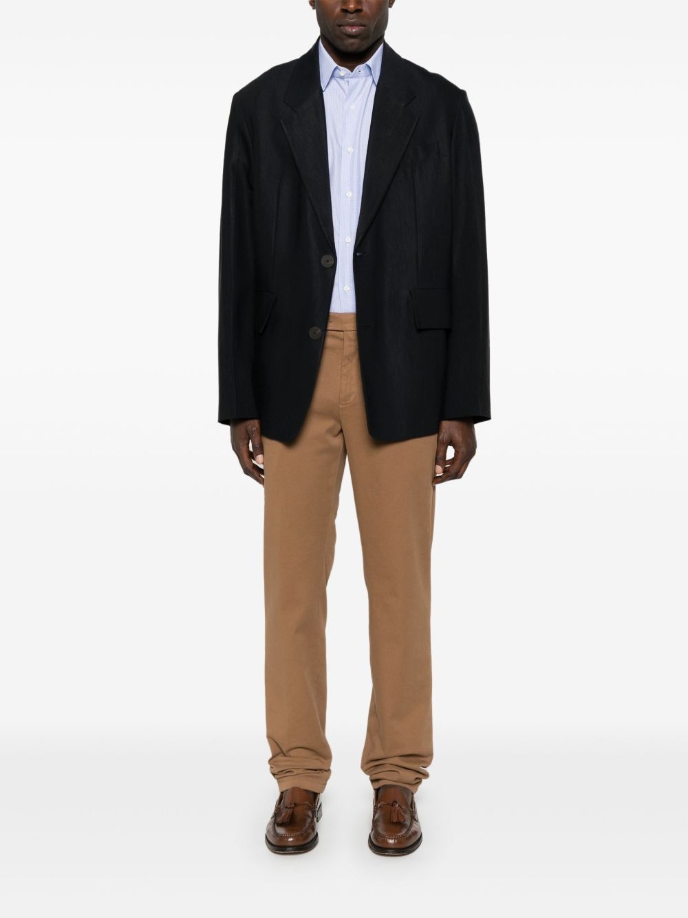 grid-pattern shirt - 2
