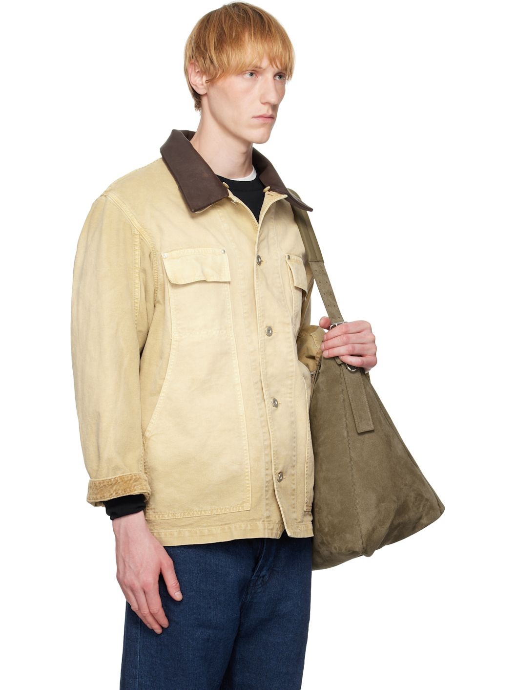 Beige Organic Cotton Duck Jacket - 2