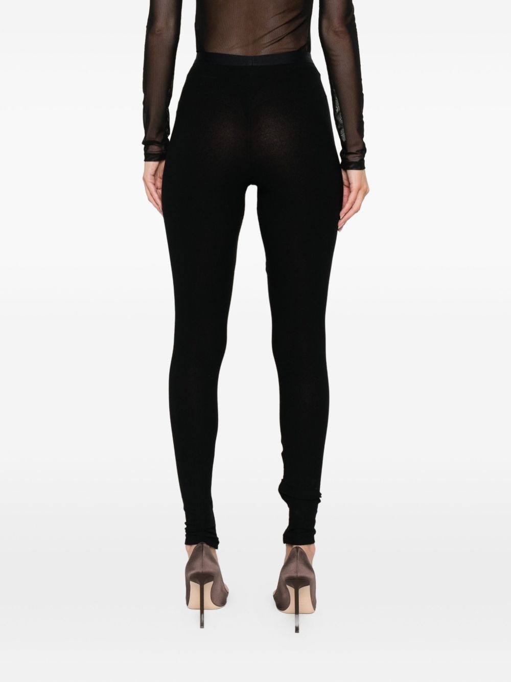 zip-detail leggins - 4