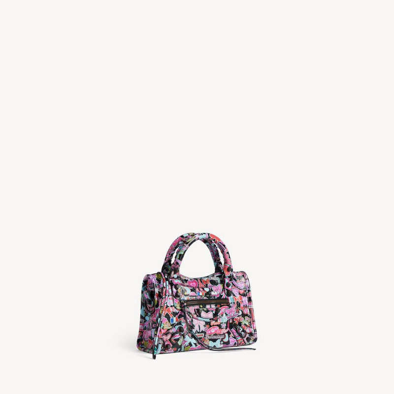 BALENCIAGA Women's Le City Bag Mini in Black/multicolor outlook