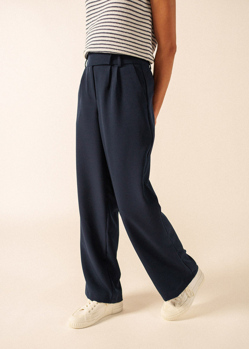 BIANCA Crepe Straight Leg Pants 1