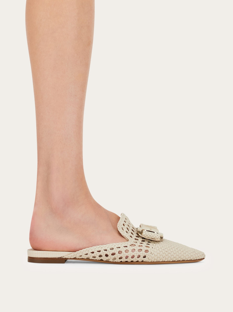 FERRAGAMO New Vara plate mule outlook