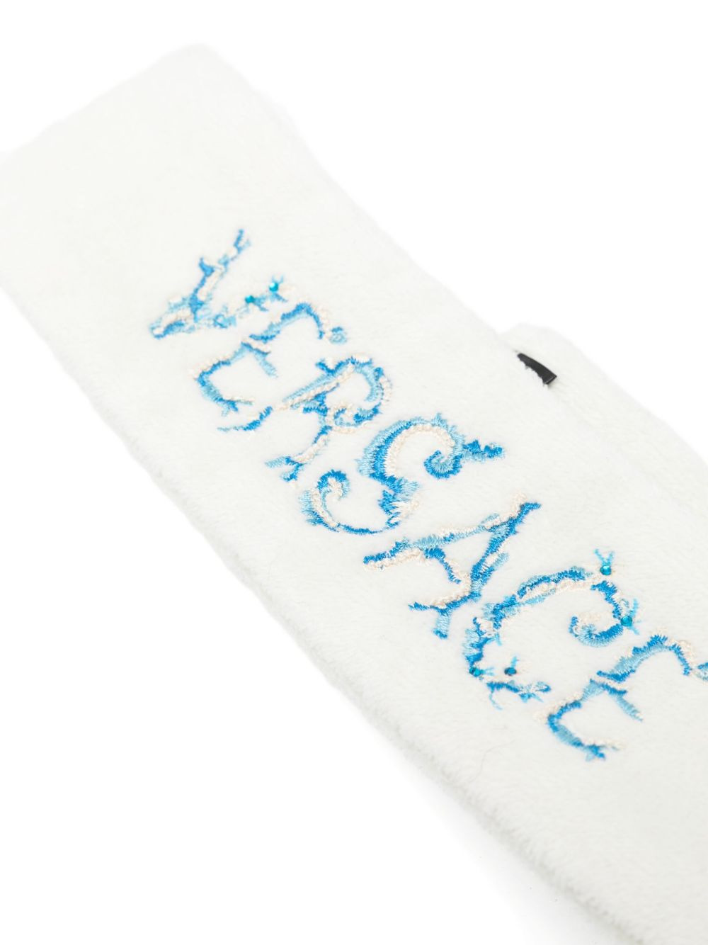 logo-embroidered headband - 2