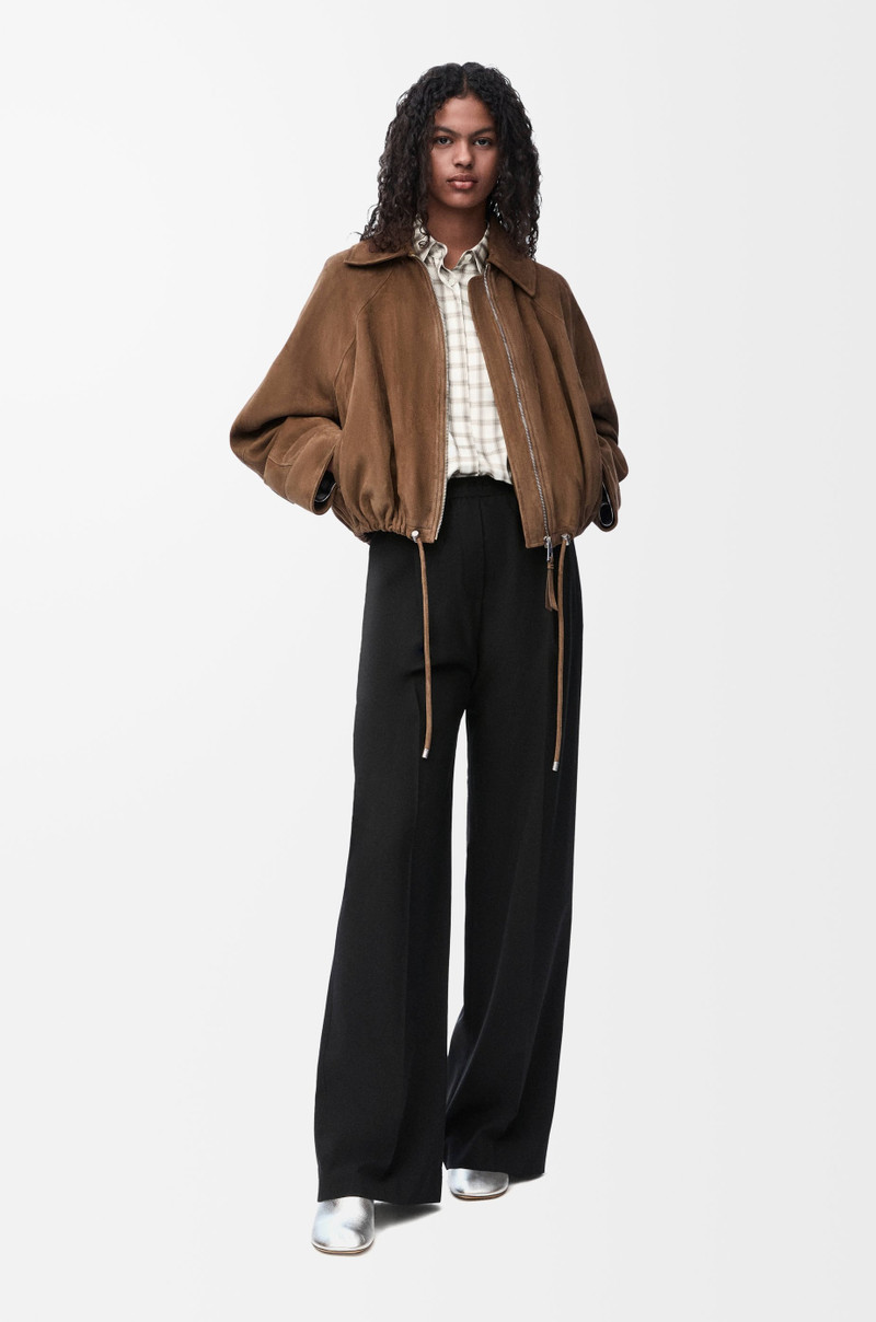 Loewe Balloon jacket in suede lambskin outlook