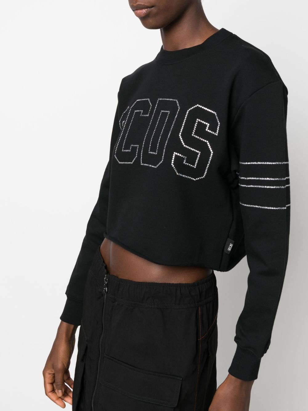 crystal-logo cropped jumper - 10
