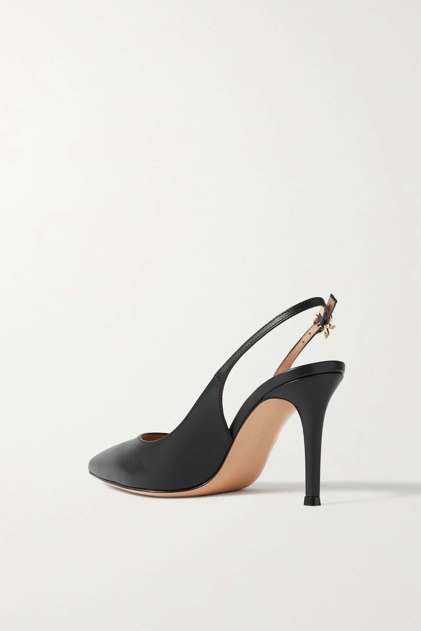 Ribbon 85 leather slingback pumps - 3