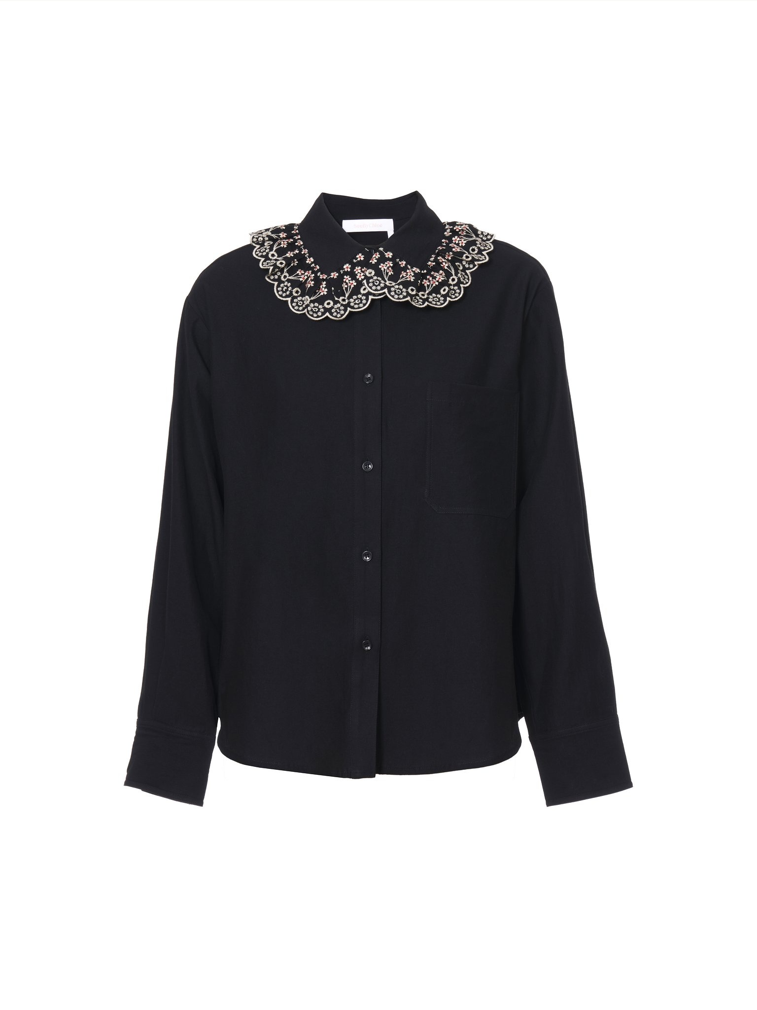 BRODERIE ANGLAISE SHIRT - 1