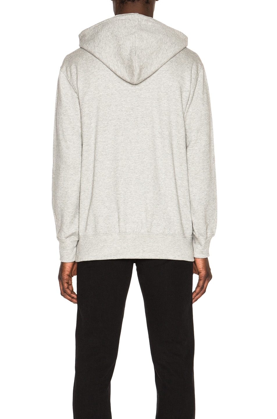 Red Emblem Cotton Hoodie - 4