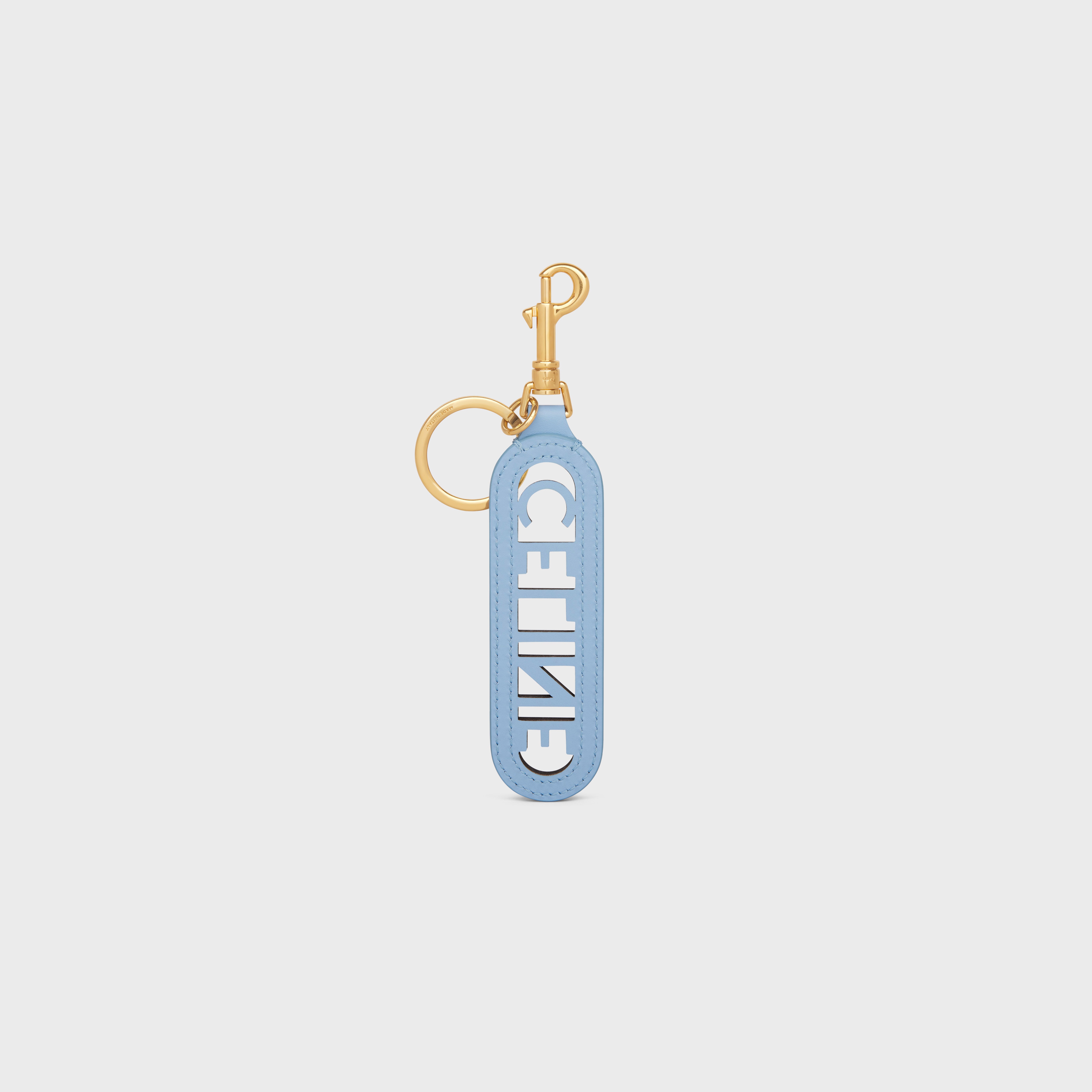 PERFORATED KEYRING CHARM CELINE in SMOOTH CALFSKIN - 3