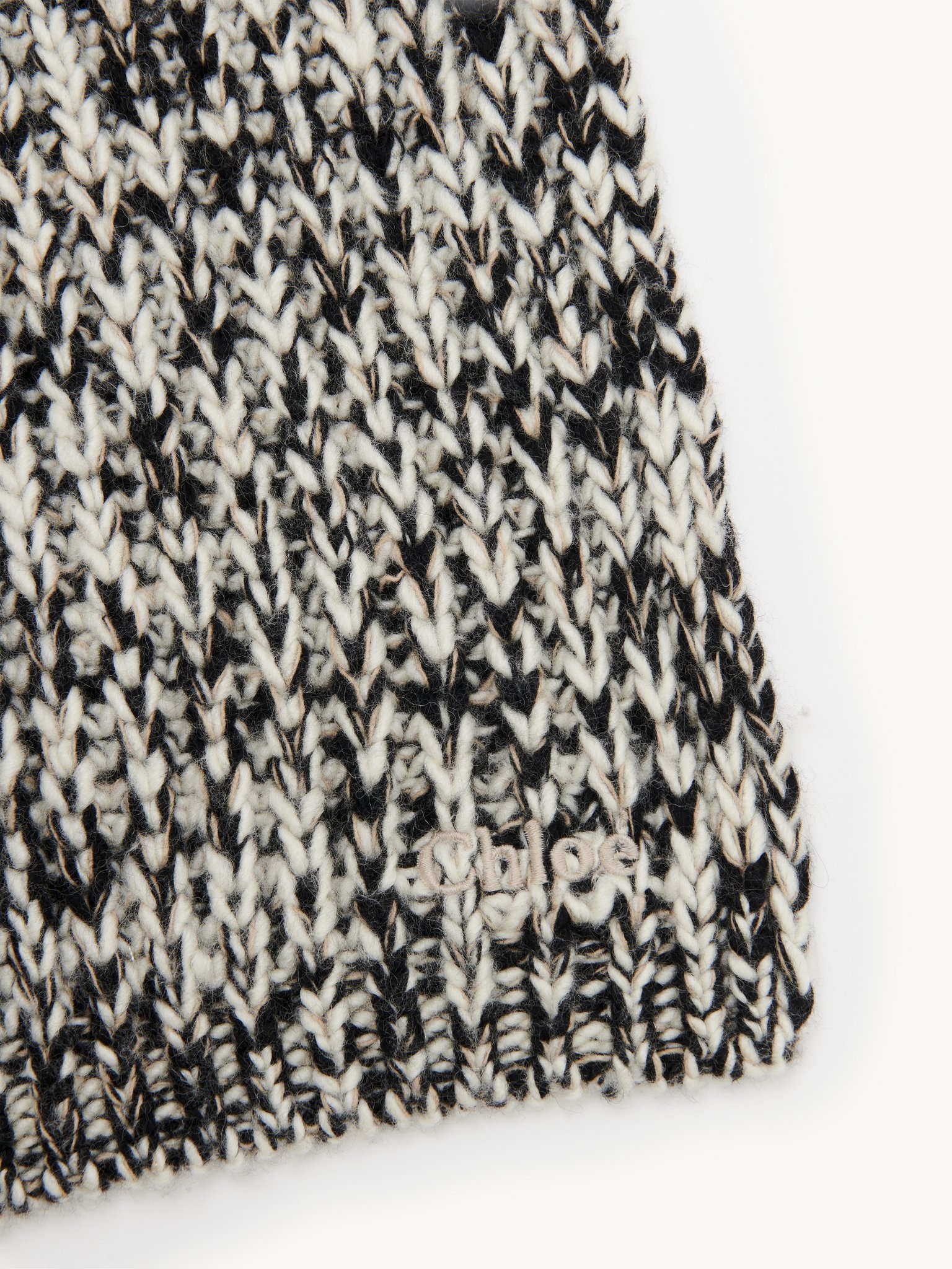 CHUNKY KNITTED SCARF - 3