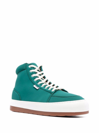 SUNNEI chunky-sole high top sneakers outlook