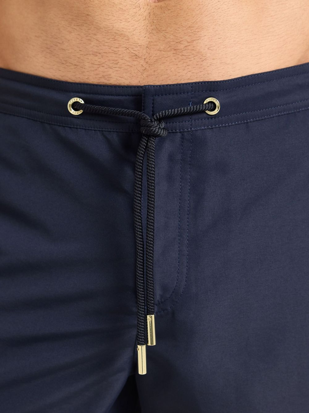 Bulldog stripe-drawcord swim shorts - 3