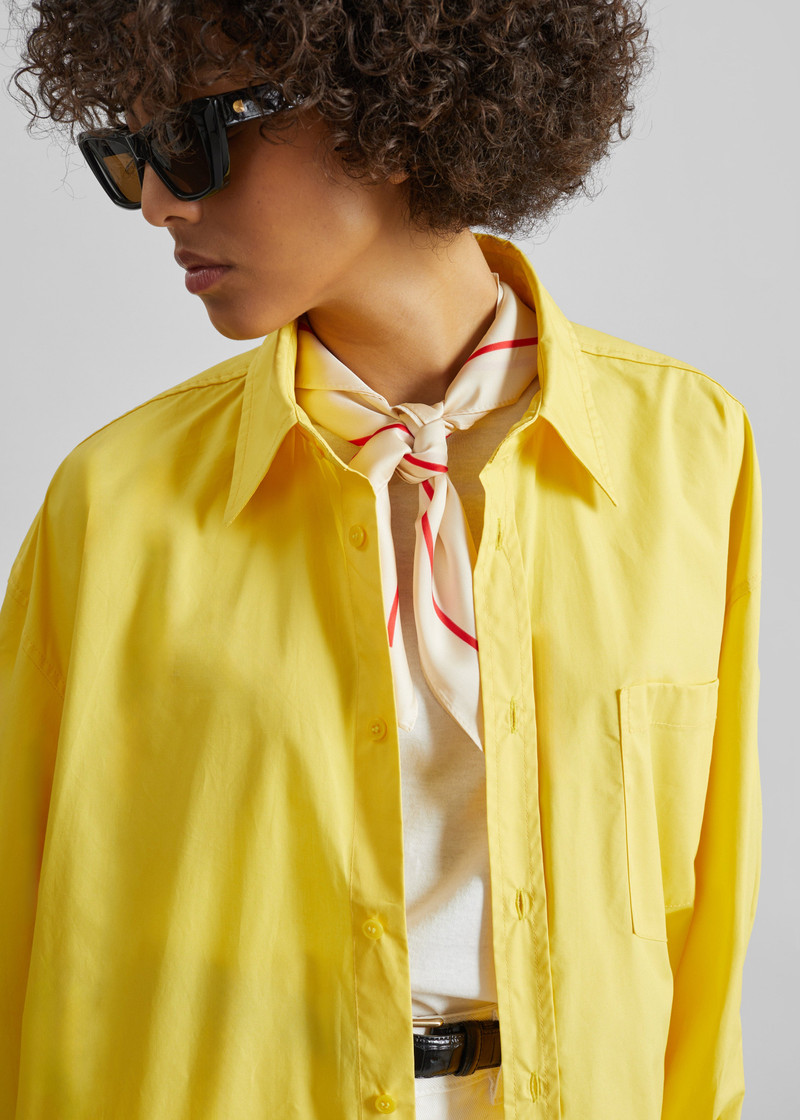 Cascais Oversized Shirt - Yellow 8
