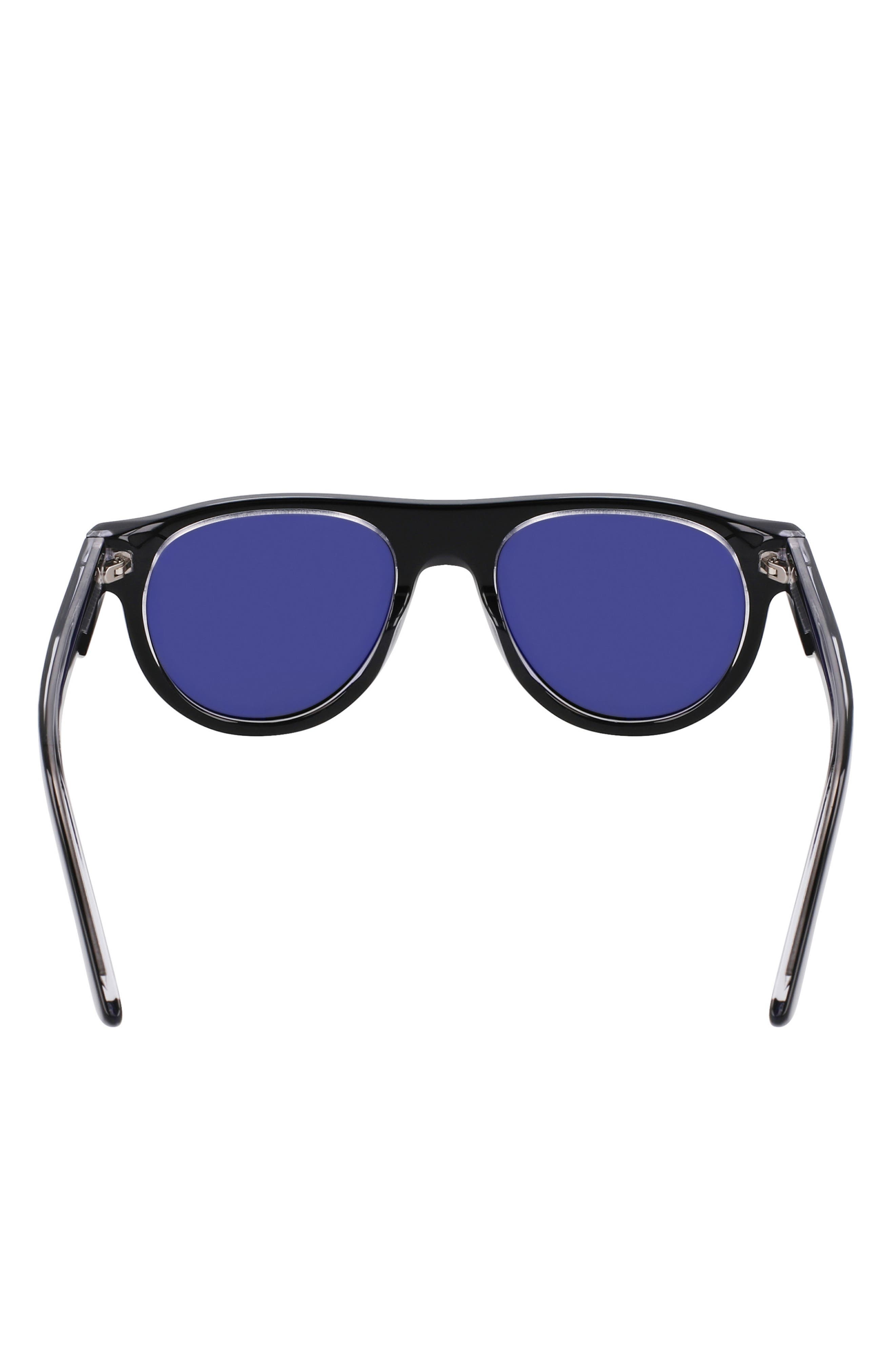 Nike Crescent III 54mm Round Sunglasses in Black /Grey at Nordstrom - 5