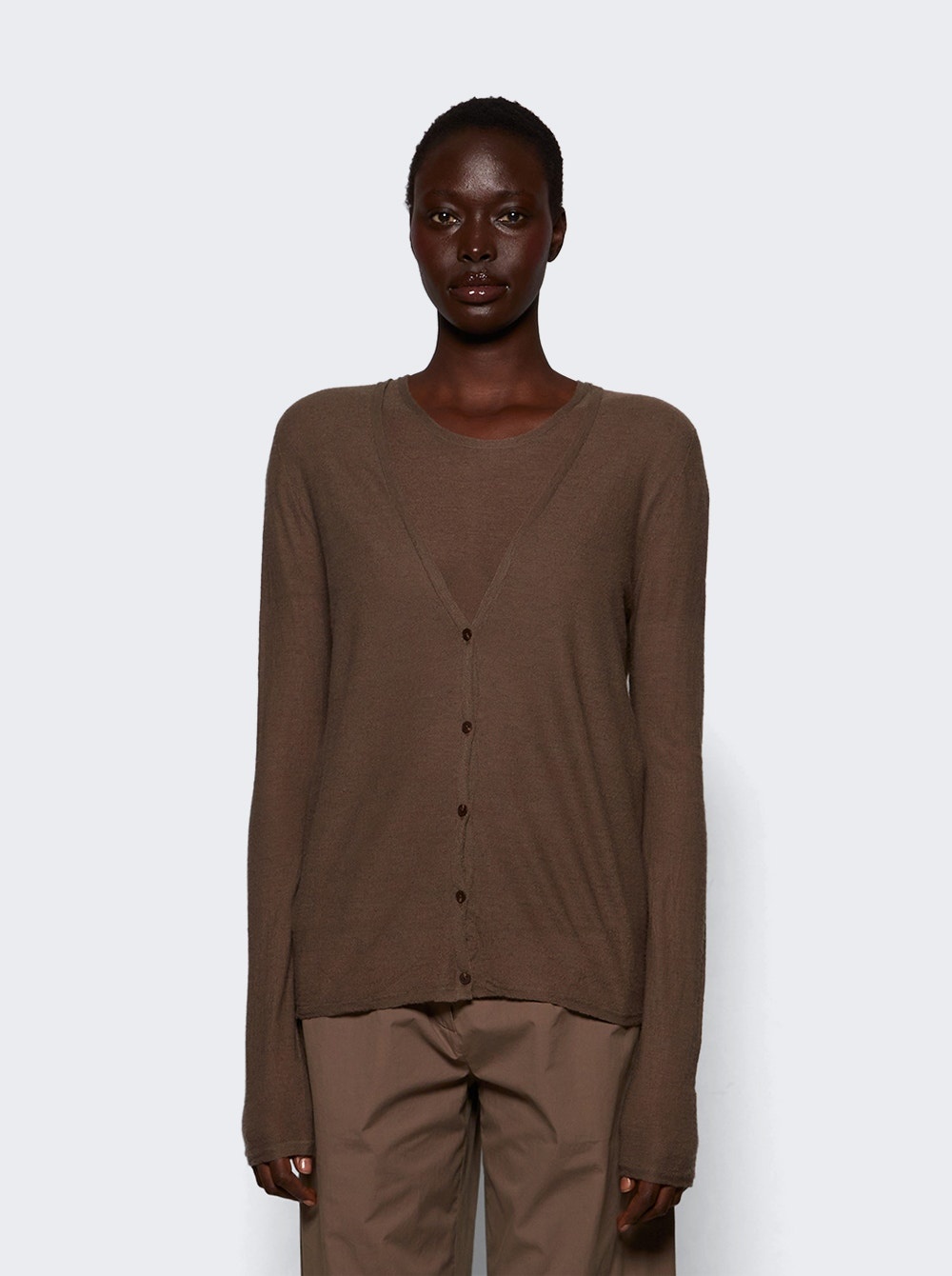 Kasem Cardigan Khaki - 2