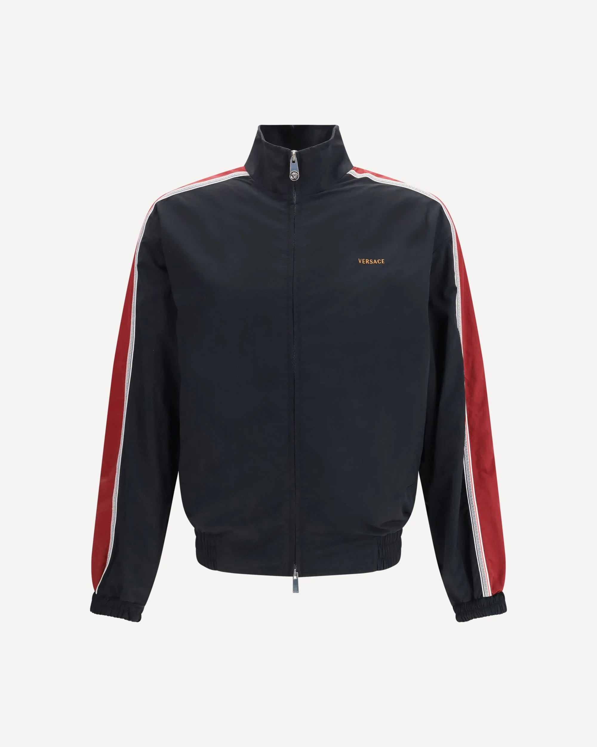 Nylon Blouson Jacket with embroidered logo - 1