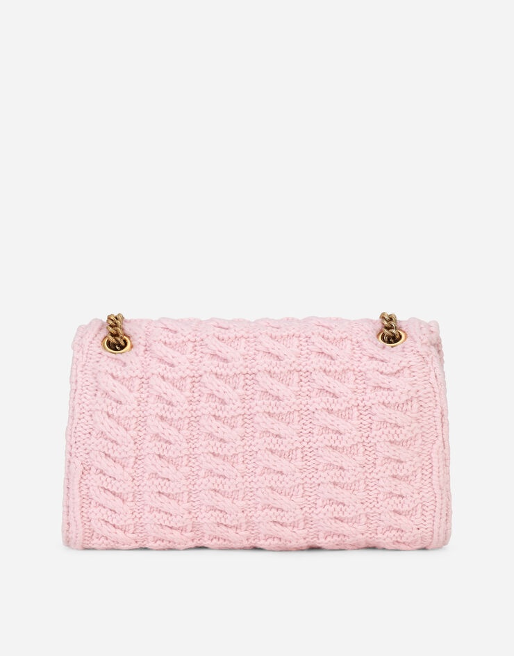 Large knit Devotion shoulder bag - 4