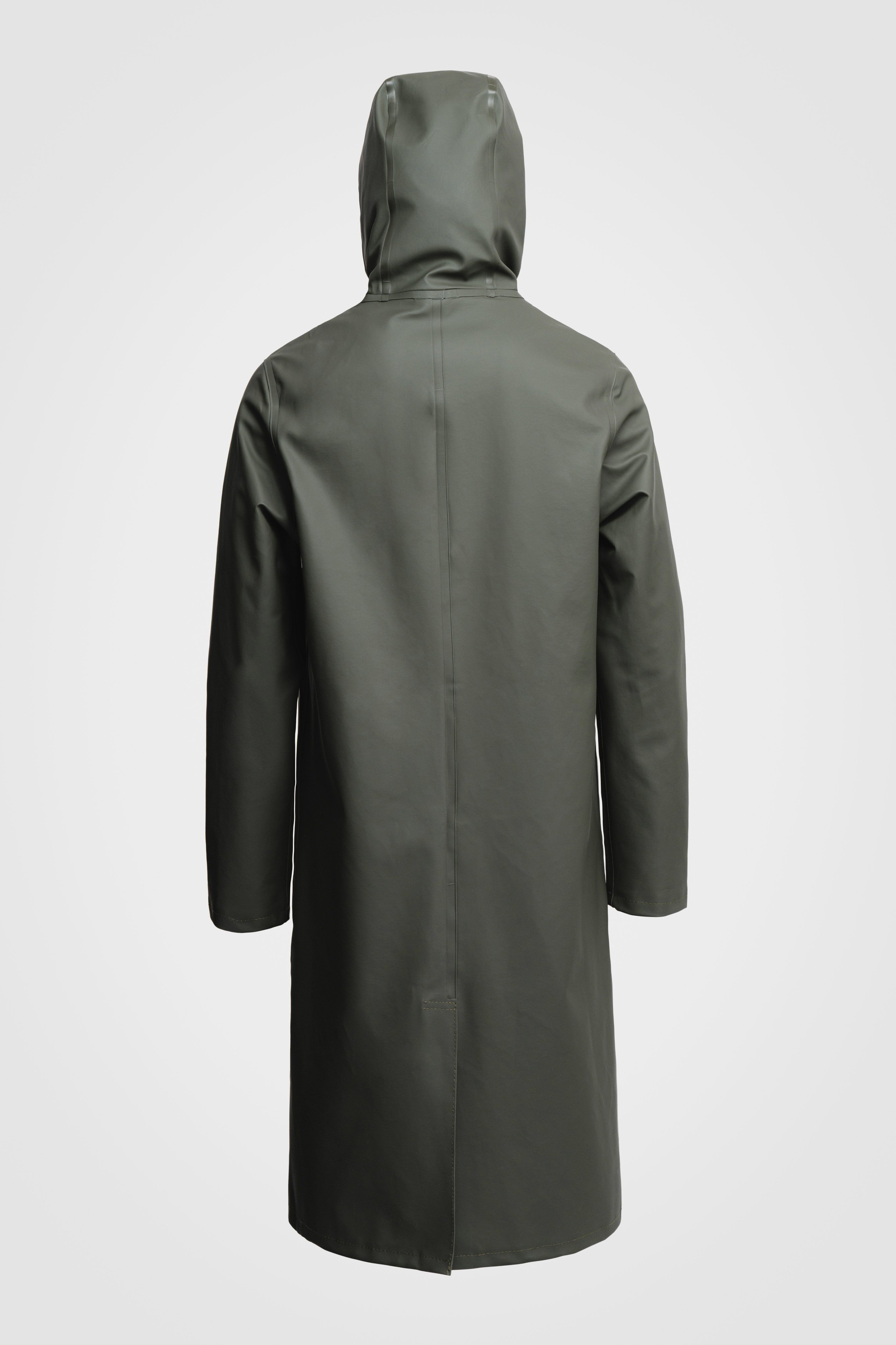 Stockholm Long Raincoat Green - 7