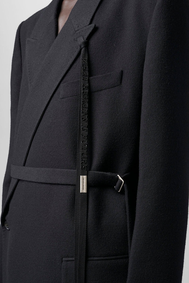 Dimitri Long Comfort Tailored Wrap Coat - 6