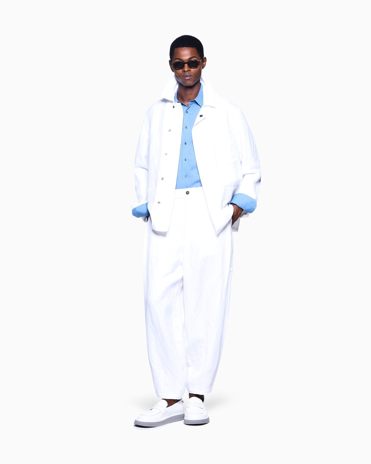 REGULAR-FIT SHIRT IN LINEN - 2