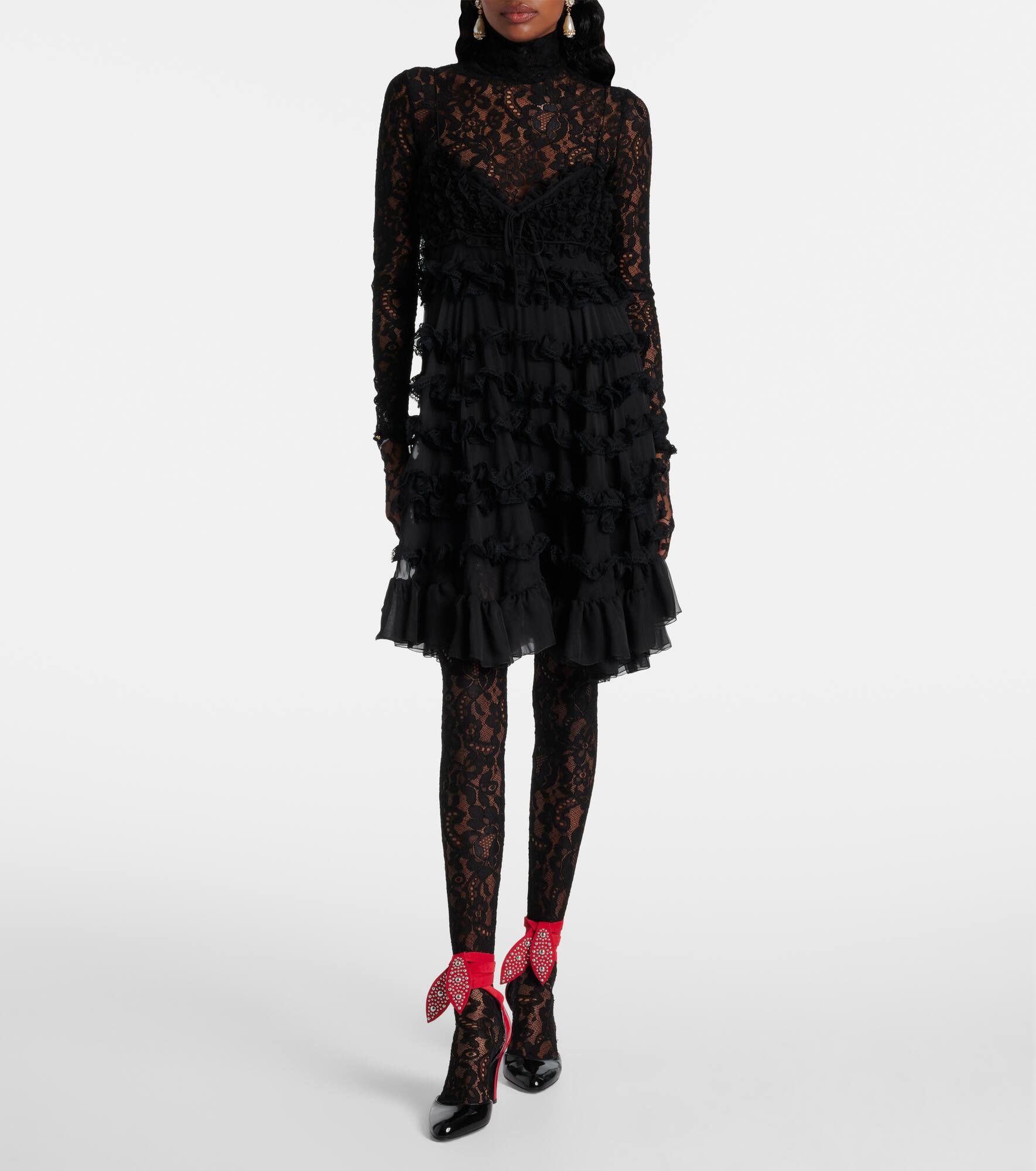 Rebrodé lace jumpsuit - 2