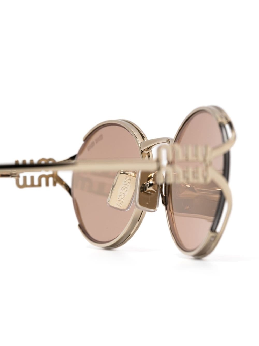 Miu Miu logo sunglasses - 3