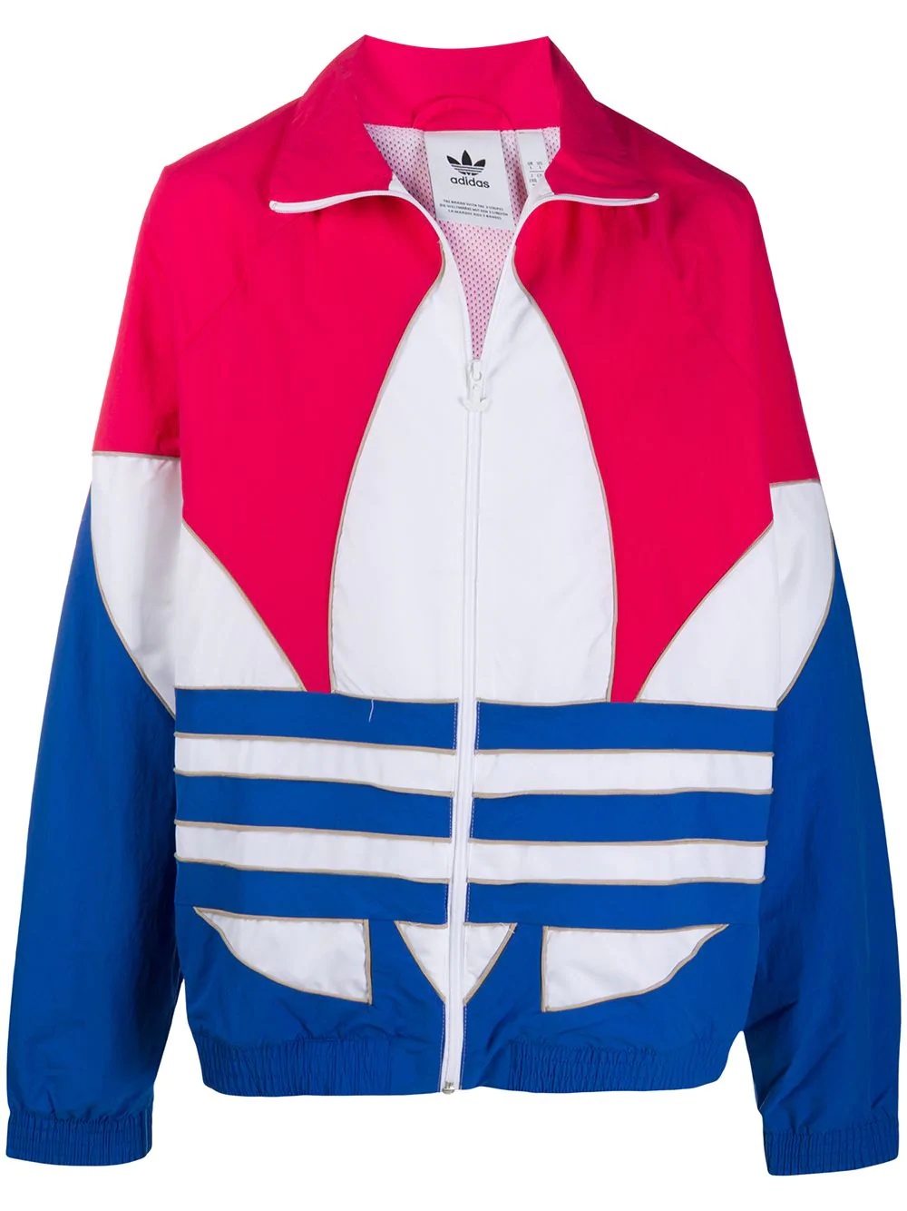 logo print sports jacket  - 1