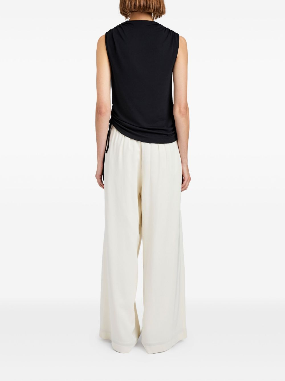 Elna cowl-neck drawstring top - 4