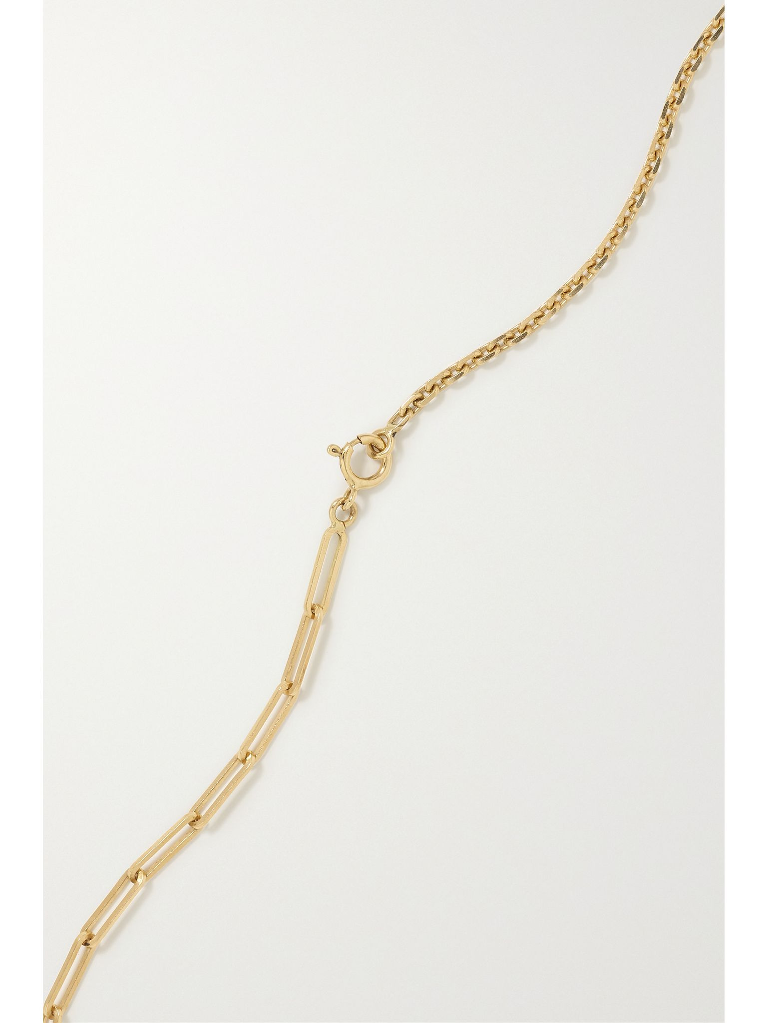18-karat gold rhodolite necklace Pink - 3