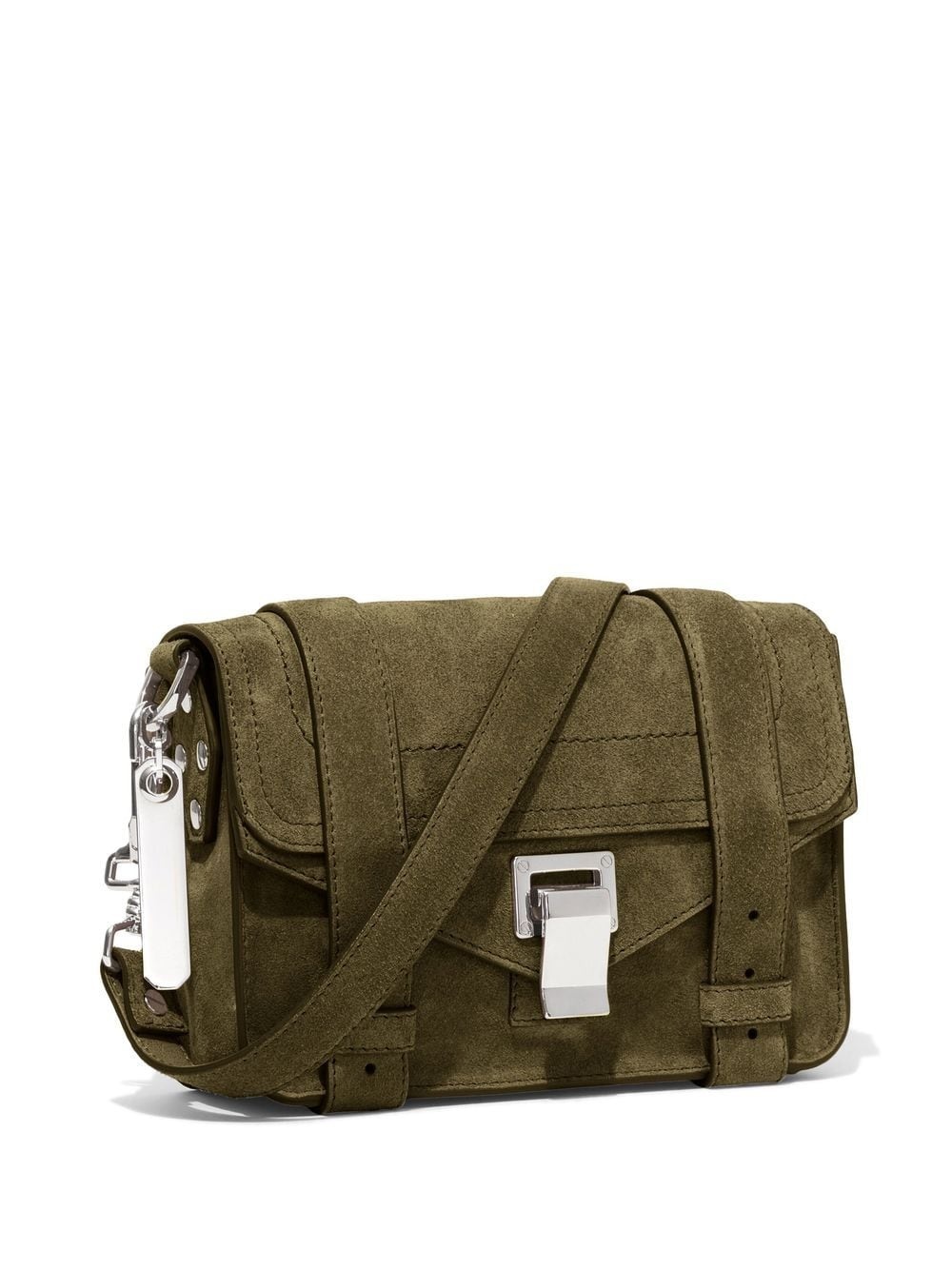 mini PS1 suede crossbody bag - 4