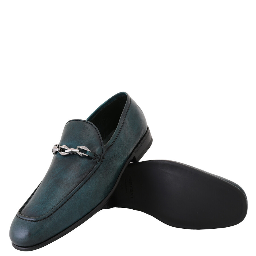 Jimmy Choo Marti Reverse Leather Loafers - 2
