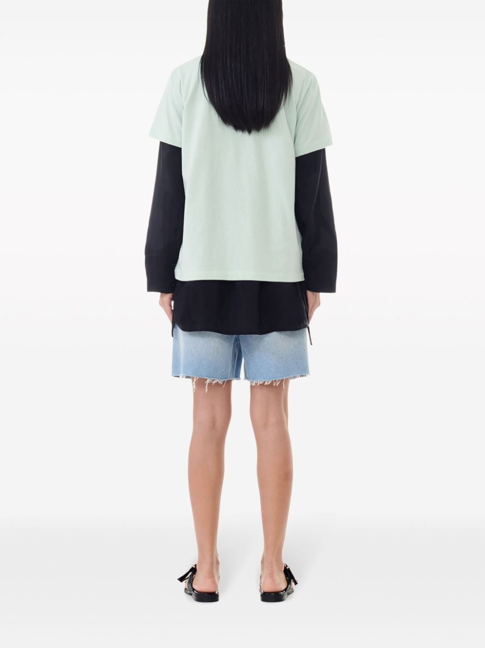logo-print cotton T-shirt - 4