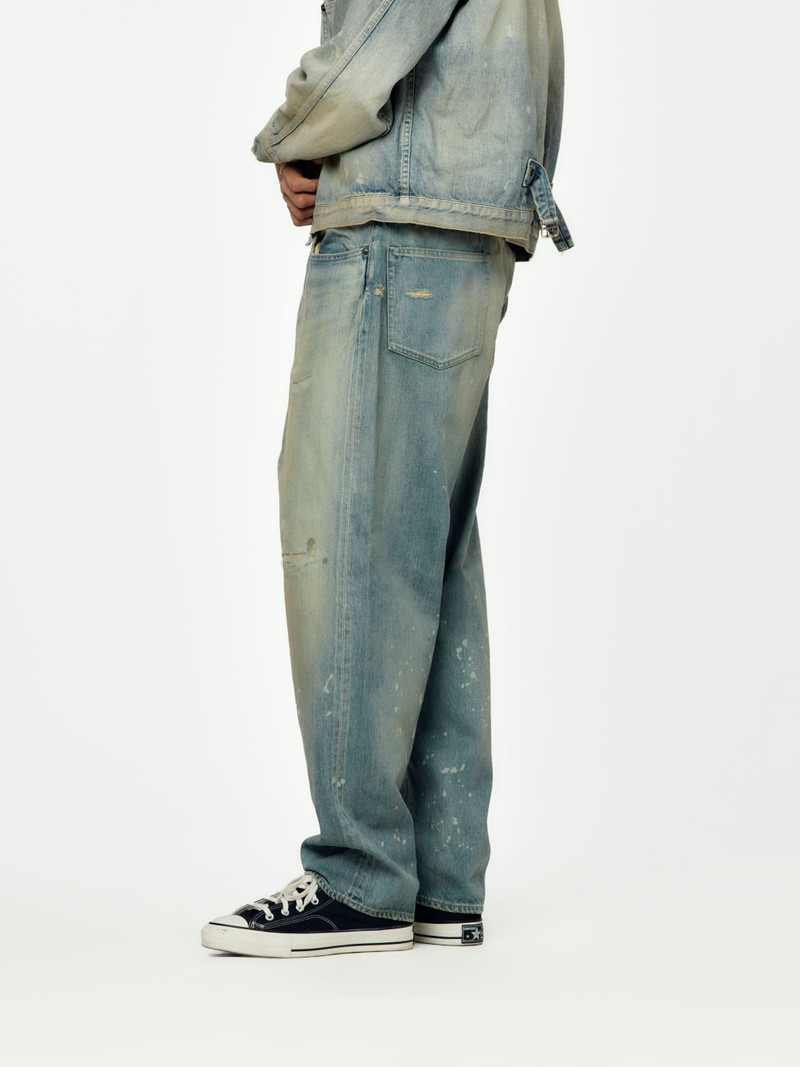 A.PRESSE NO.37 WASHED WIDE DENIM PANTS (BLEACH) outlook
