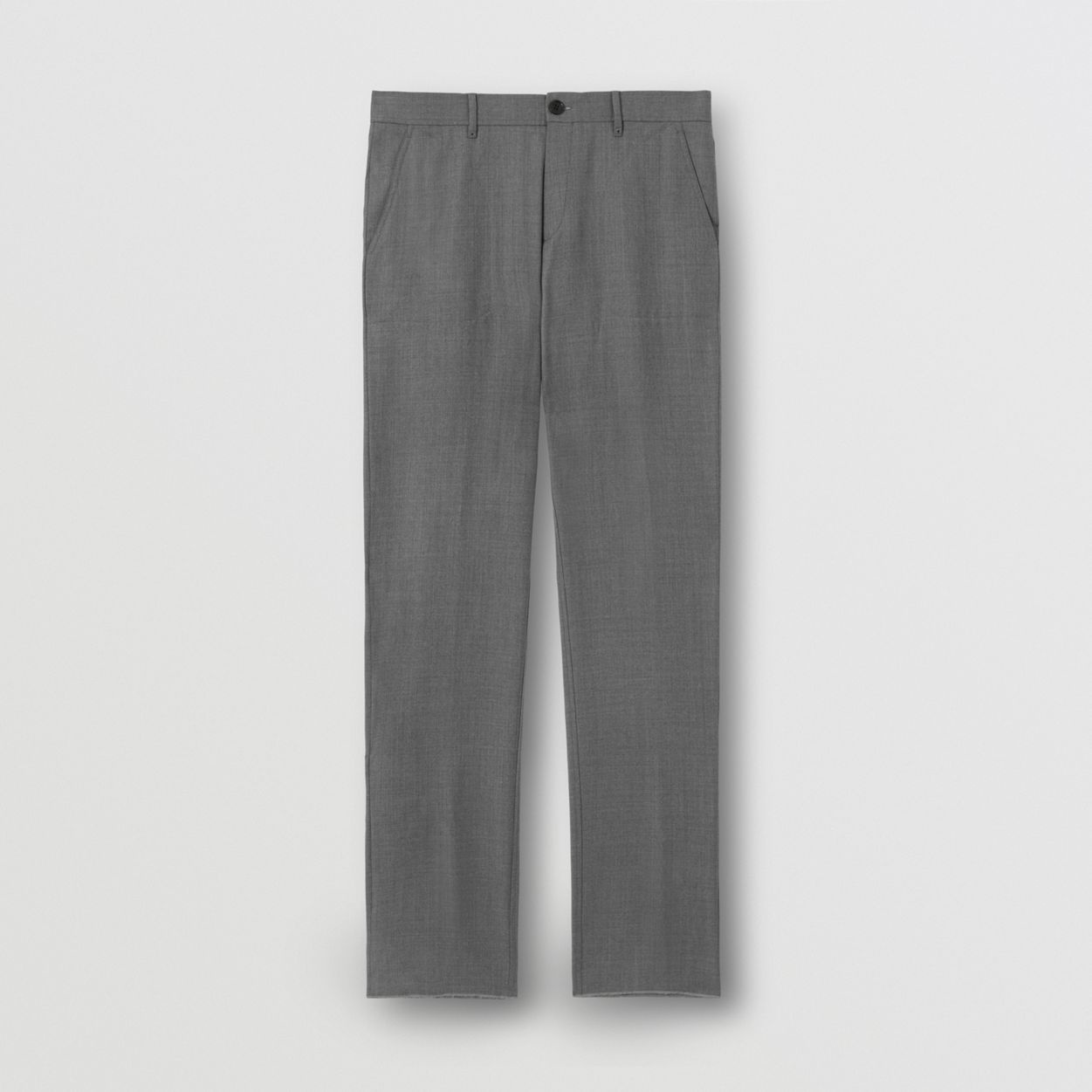 Monogram Motif Wool Tailored Trousers - 1
