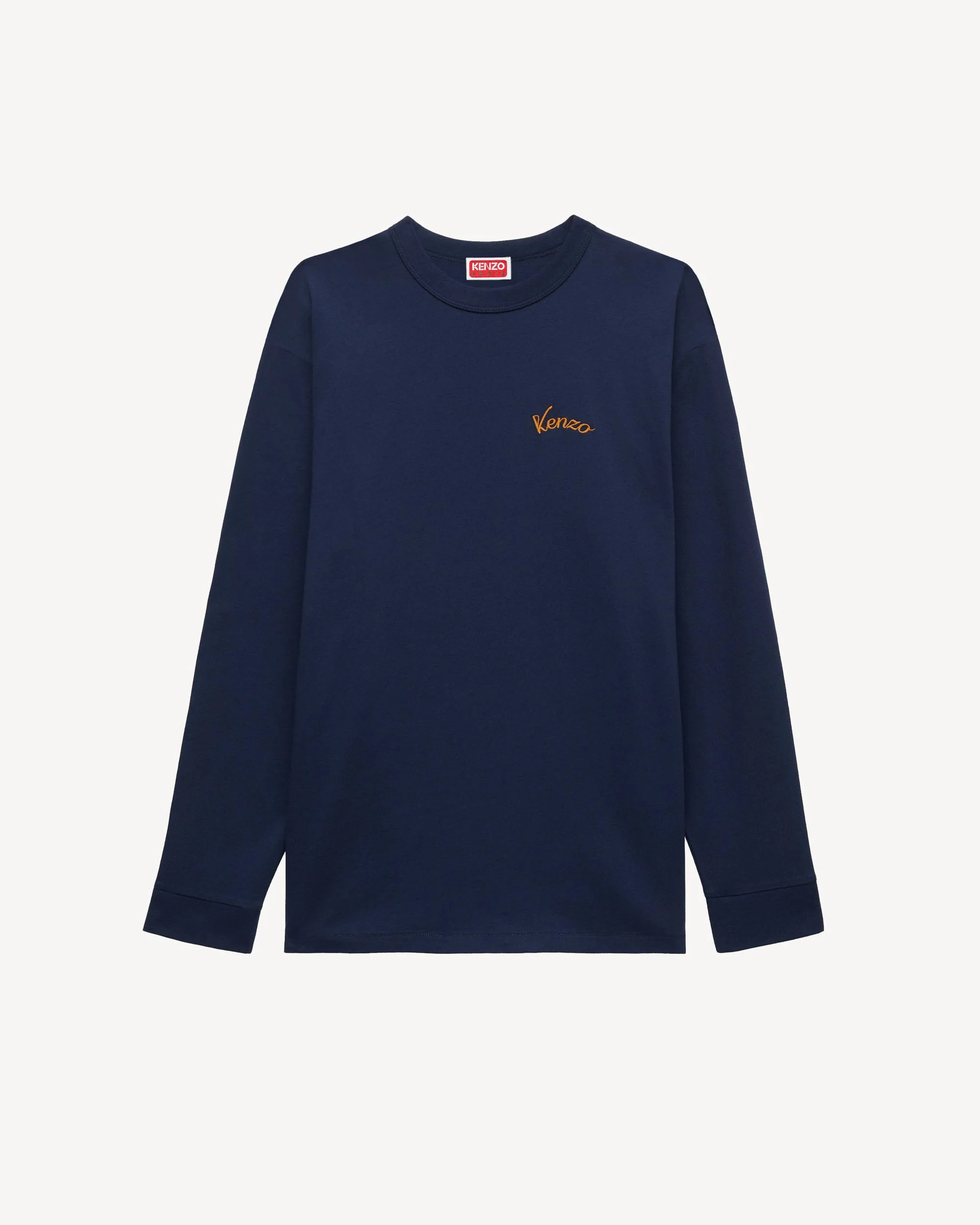 'KENZO Eiffel Tower Design' embroidered long sleeves T-shirt in cotton - 1